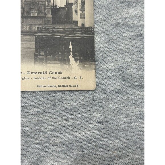 Emerald Coast Old Church Along the Inside of the Old Church Postcard - Picture 2 of 10